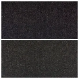 7.5oz Indigo-Black Denim Midweight 100% Cotton Fabric 58"Wide  M612 Mtex