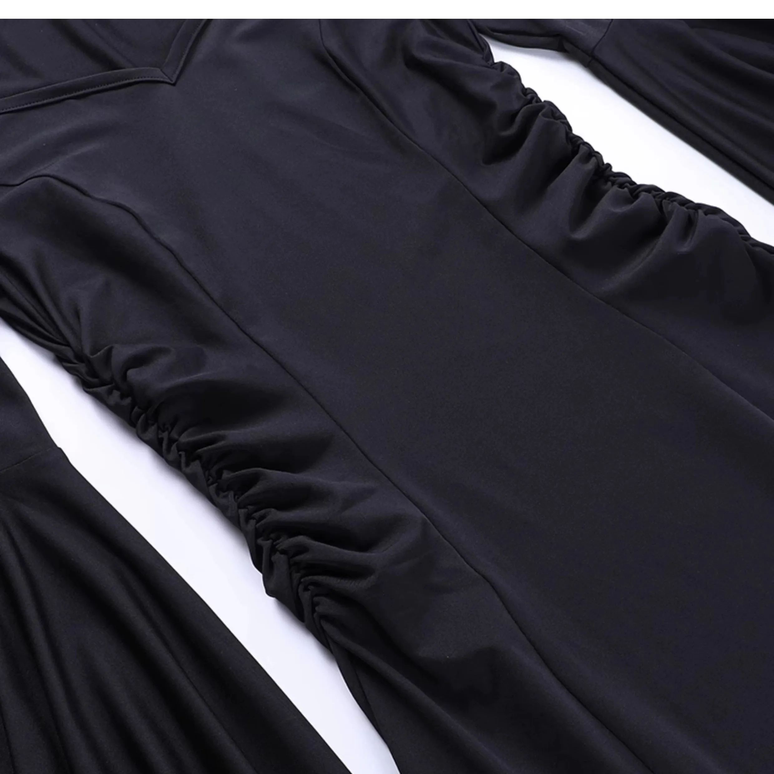 Addams Family Bat-Sleeved Fishtail Dress