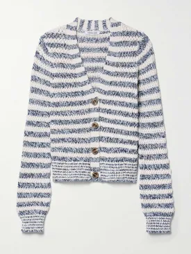 Artura striped knitted cardigan