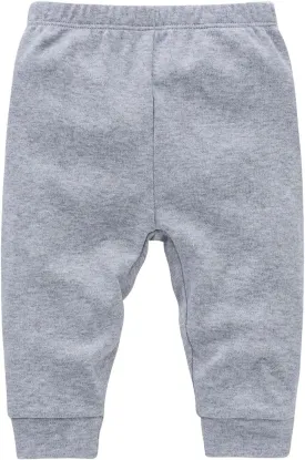 Baby Boys' Pull-on Sweatpants Infant Boy Elastic Jogger Pants Toddler Cotton Basic Solid Athletic School Trousers