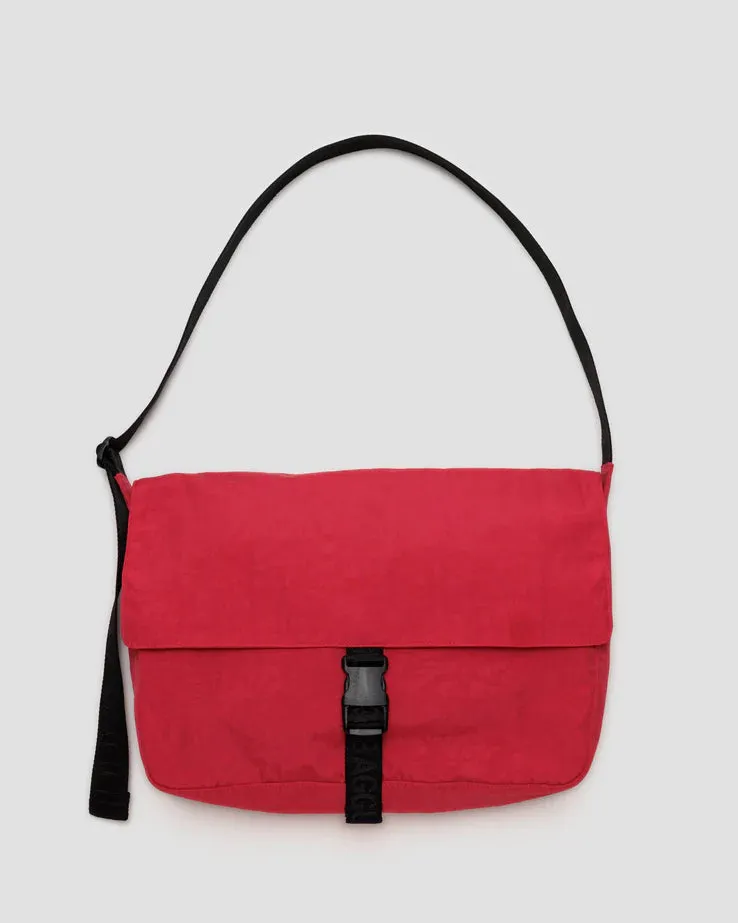 BAGGU Messenger Bag - Recycled - Candy Apple Red