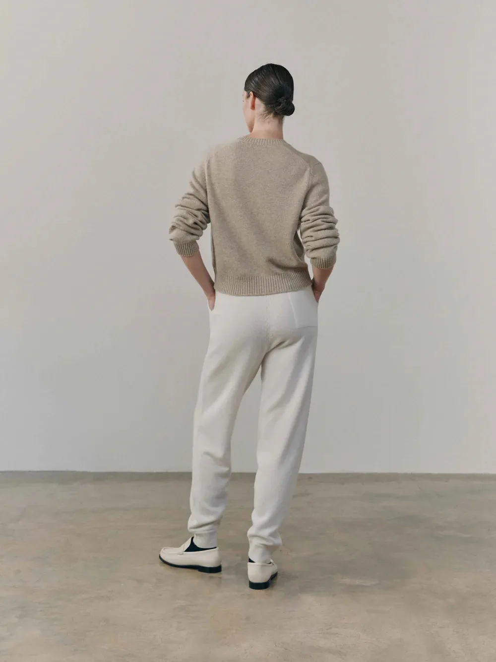 Begg x Co Hepburn Cardigan Dark Medium Dyed