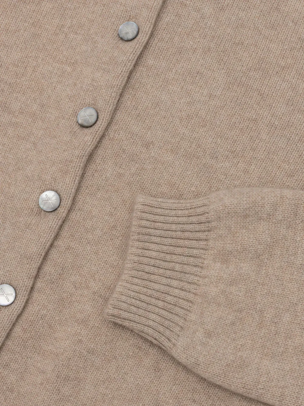 Begg x Co Hepburn Cardigan Dark Medium Dyed