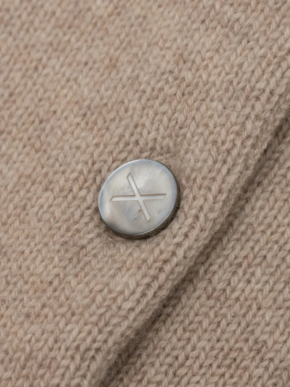 Begg x Co Hepburn Cardigan Dark Medium Dyed