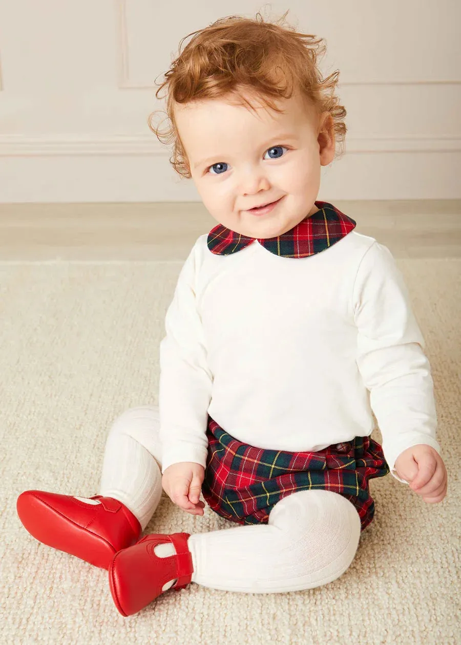 Belgravia Tartan Bloomers in Red (3mths-2yrs)