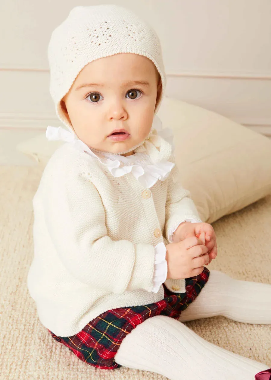 Belgravia Tartan Bloomers in Red (3mths-2yrs)