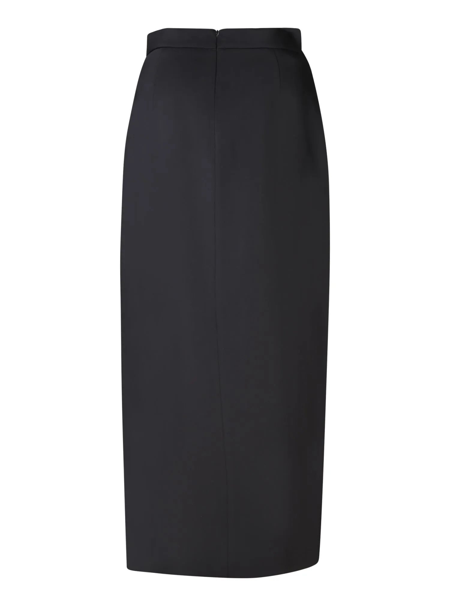 Black Cady Long Skirt