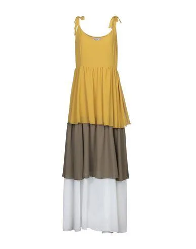 Blugirl Blumarine Women Long dress Ochre 8 UK
