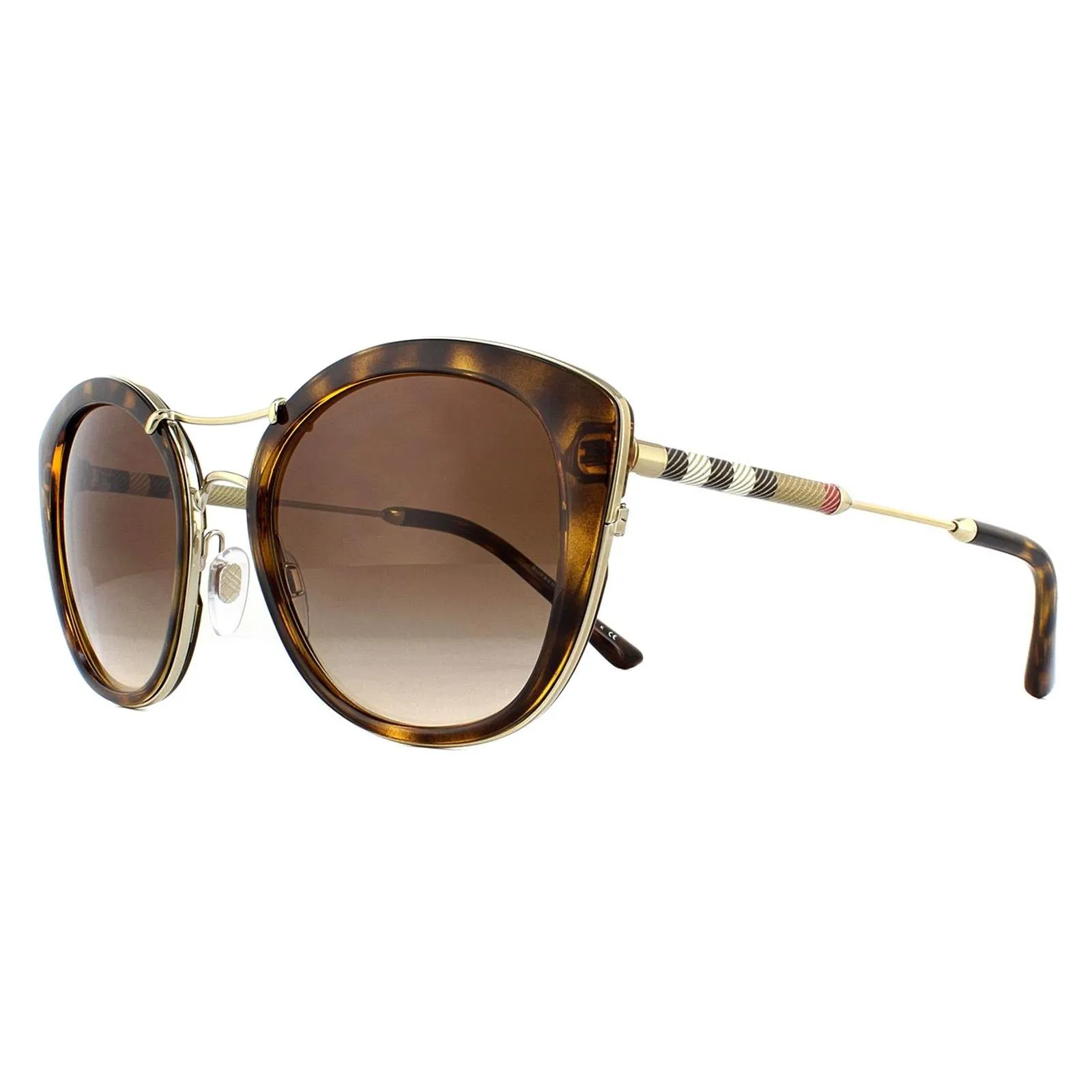 Burberry Sunglasses BE4251Q 300213 Dark Havana Brown Gradient