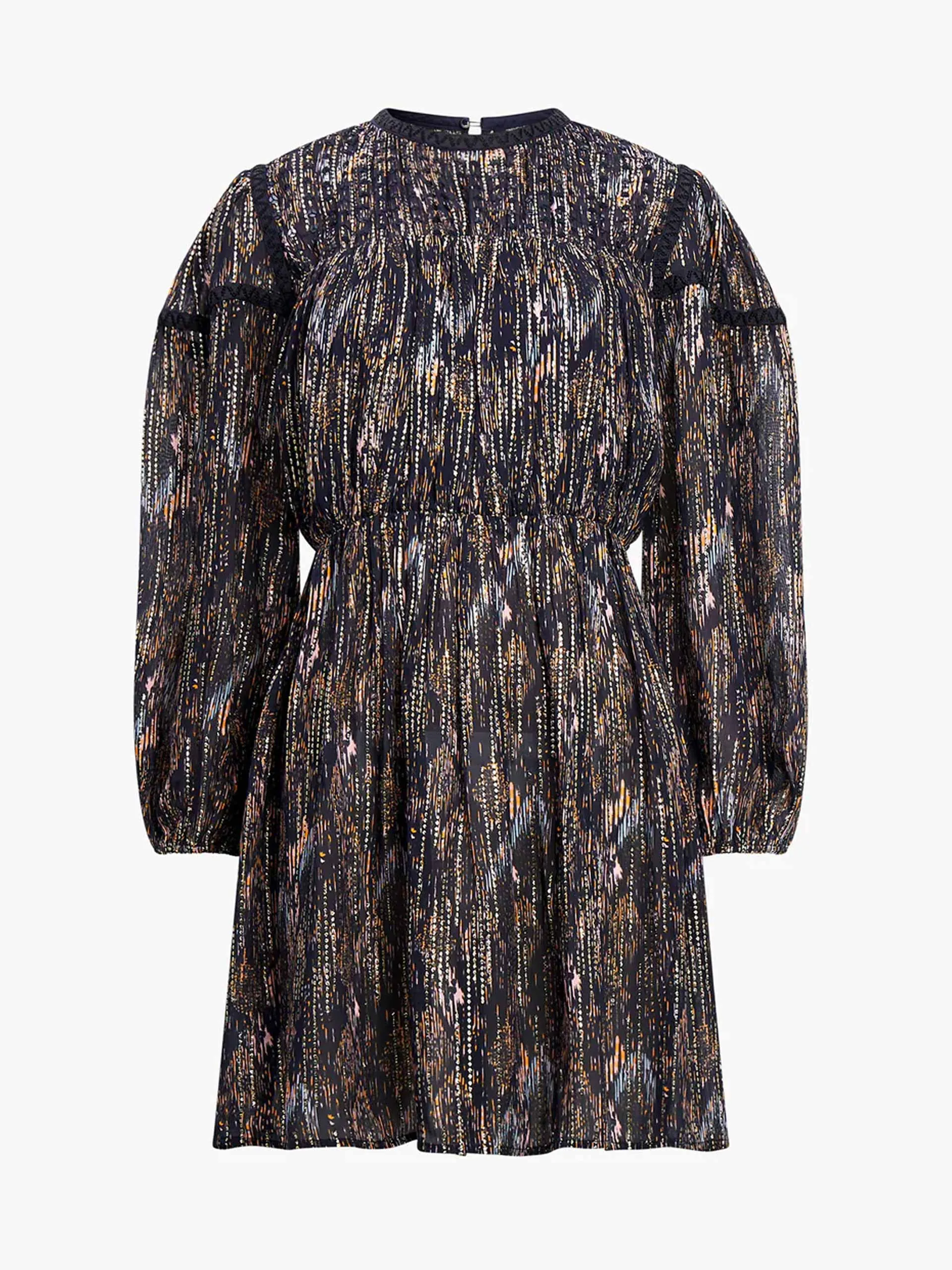 Carissa lurex jacquard sequin mini dress