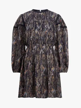 Carissa lurex jacquard sequin mini dress