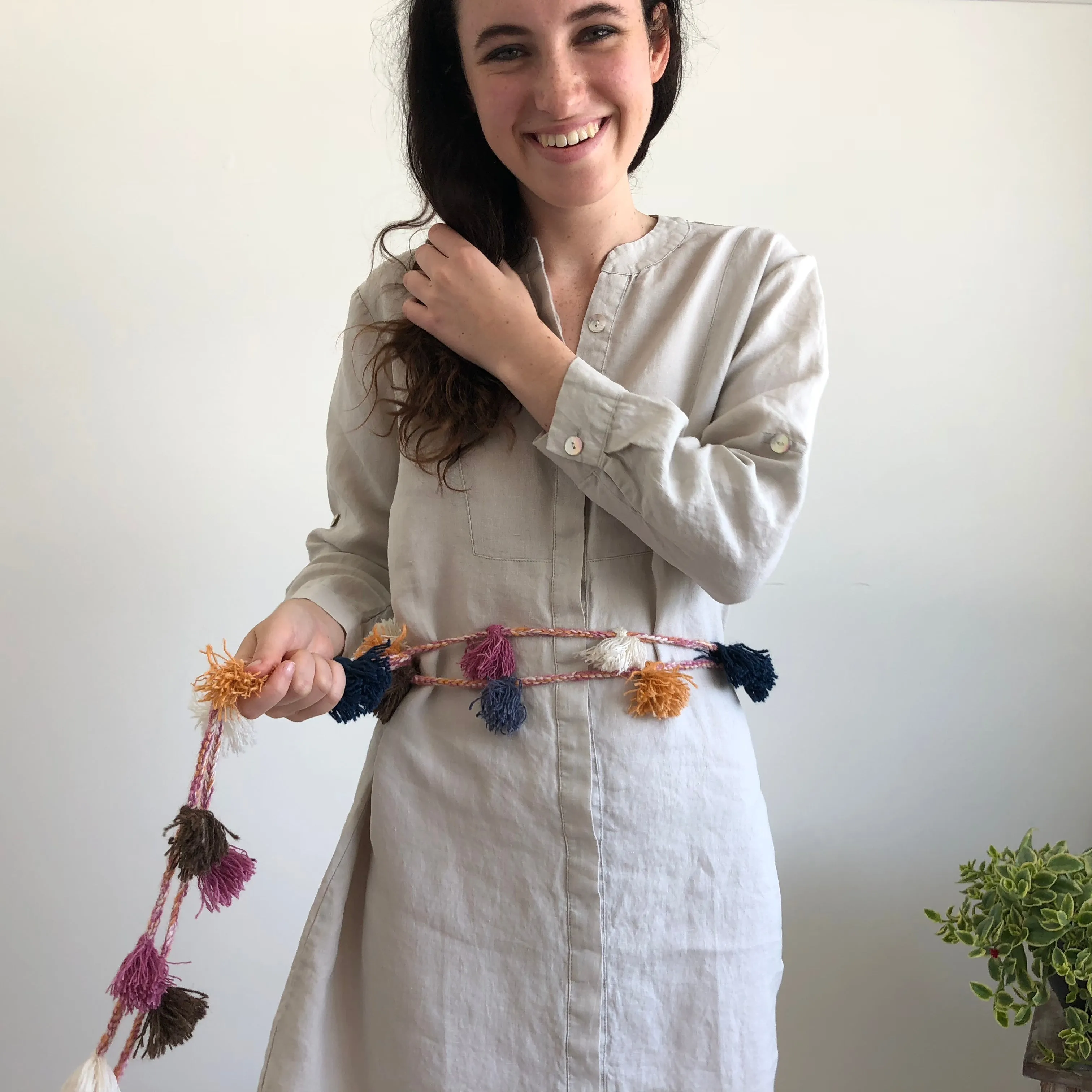 CLEARANCE: French Linen Shirt Dress