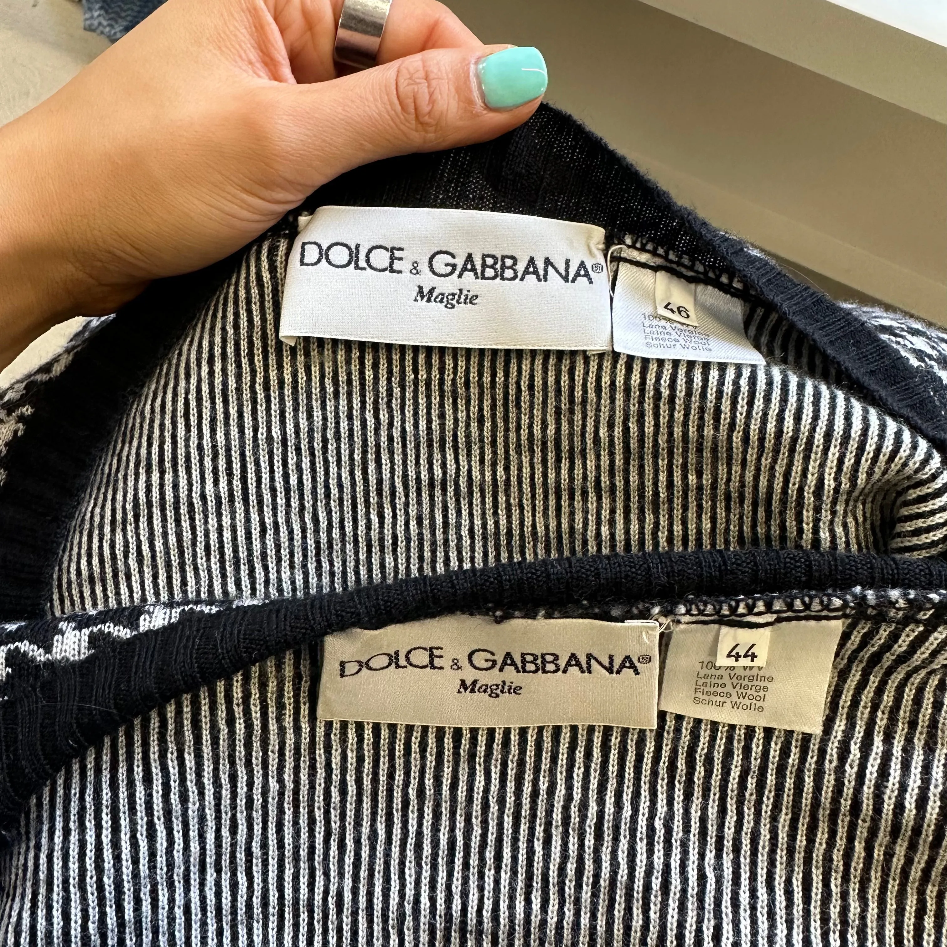 dolce & gabbana vest & cardigan set