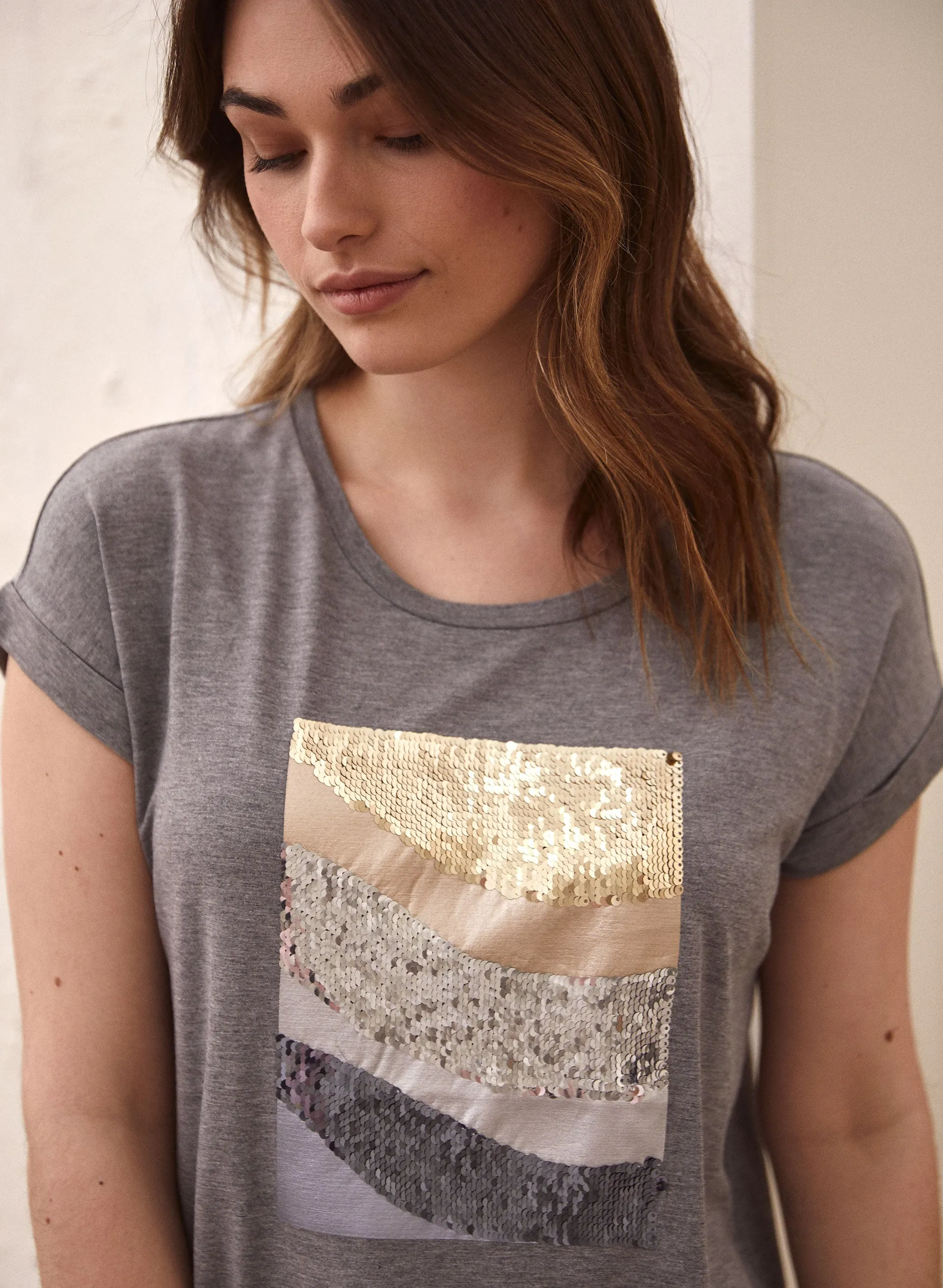 Foil & Sequin Tee