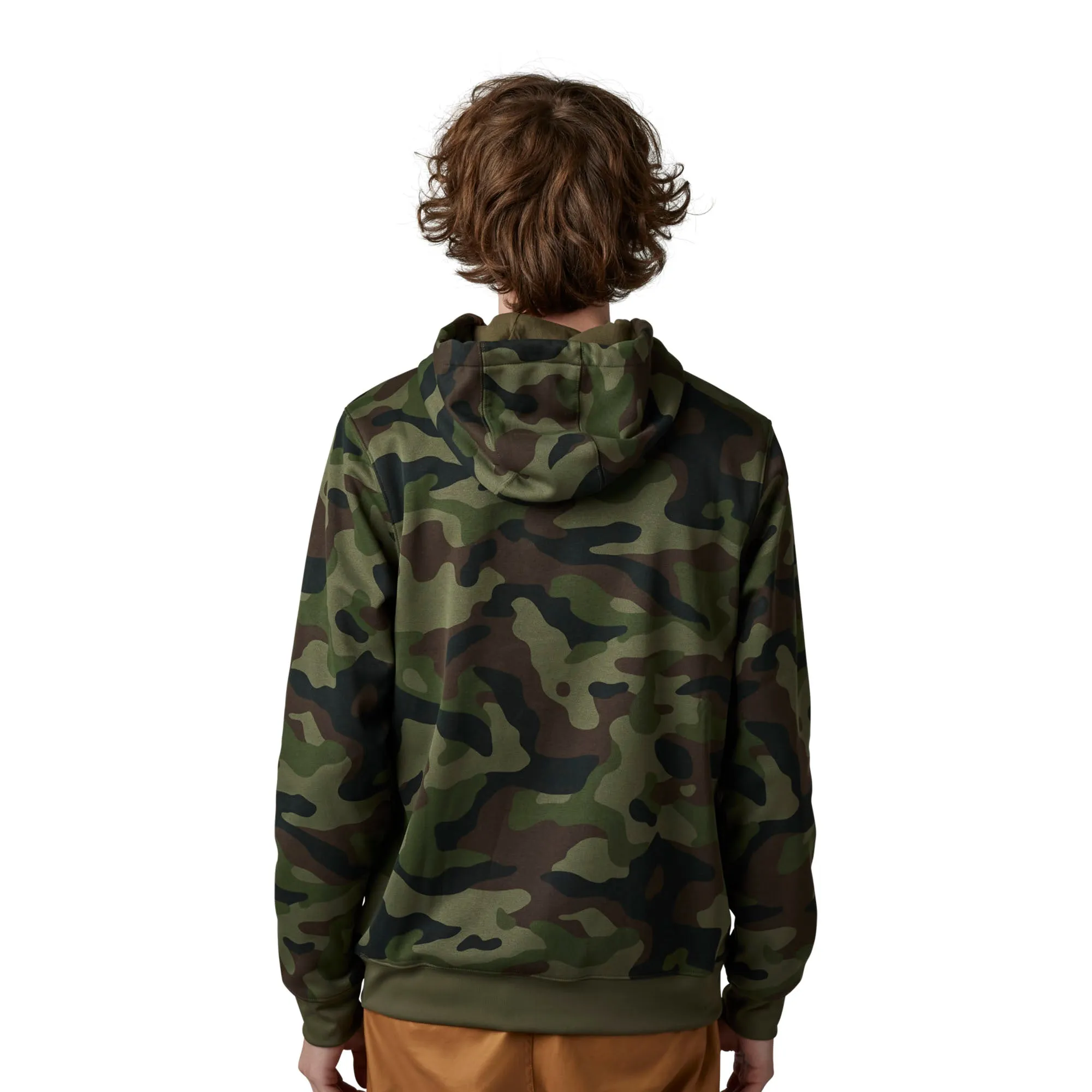 Fox Racing  Mens Vzns Camo Pullover Hoodie Sweatshirt Comfortable Warmth Green