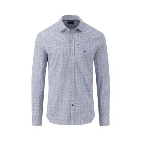 Fynch Hatton Cotton shirt with a kent collar