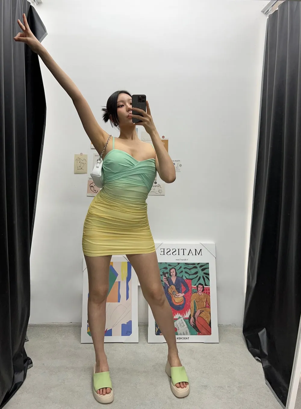 Gradient Mini Dress IU322