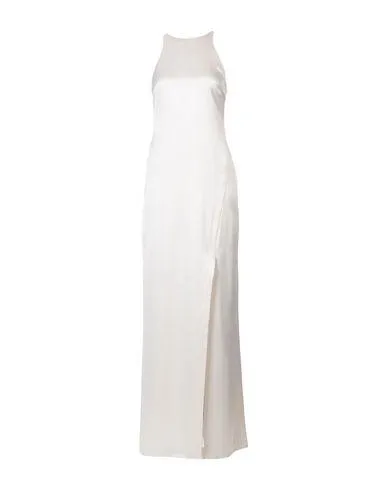 Halston Women Long dress Ivory L INT