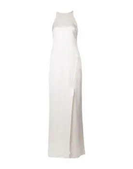 Halston Women Long dress Ivory L INT