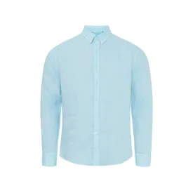 Hyeres Long Sleeve Shirt - Aqua Blue
