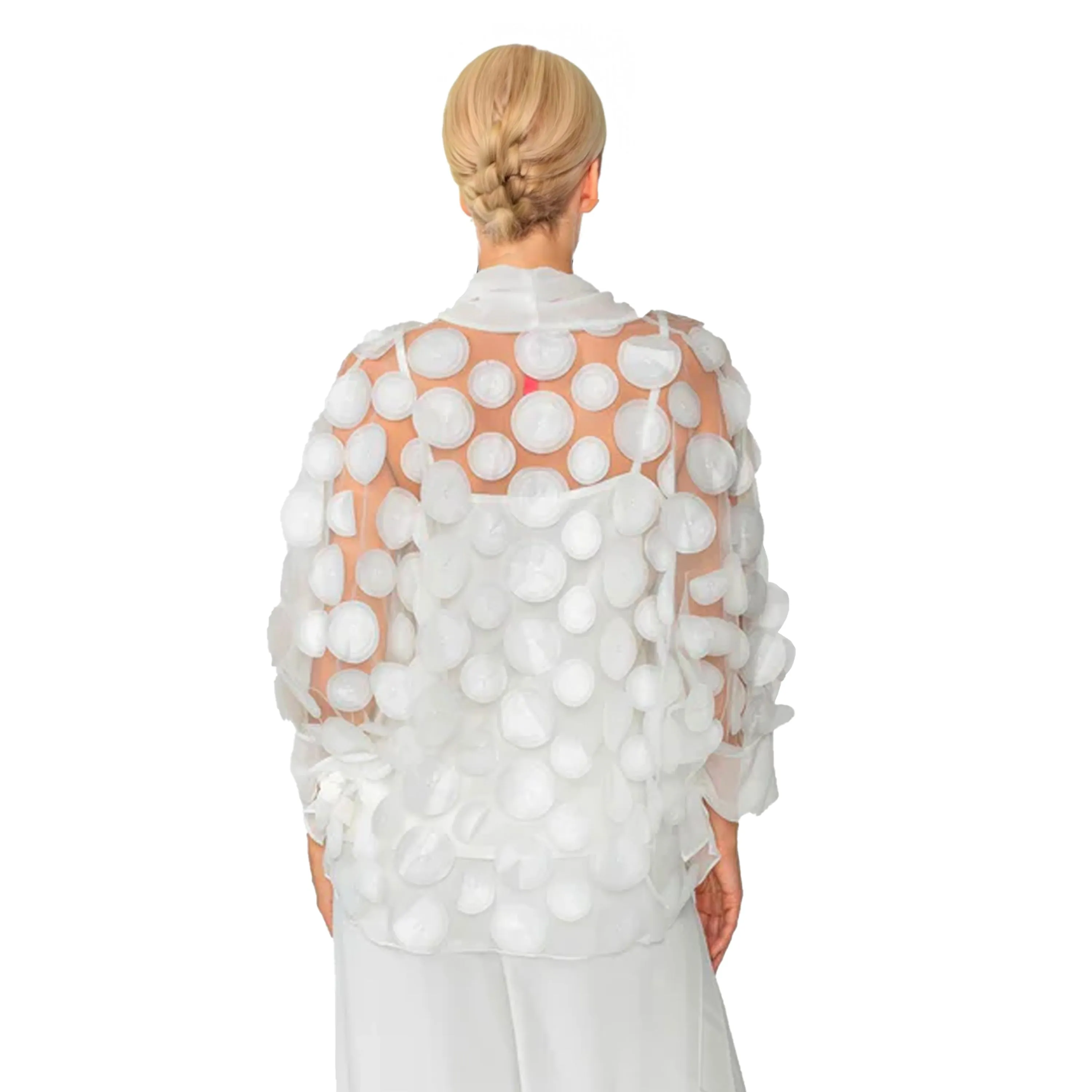 IC Collection Cross-Over Front & Mesh Top in White - 4684T