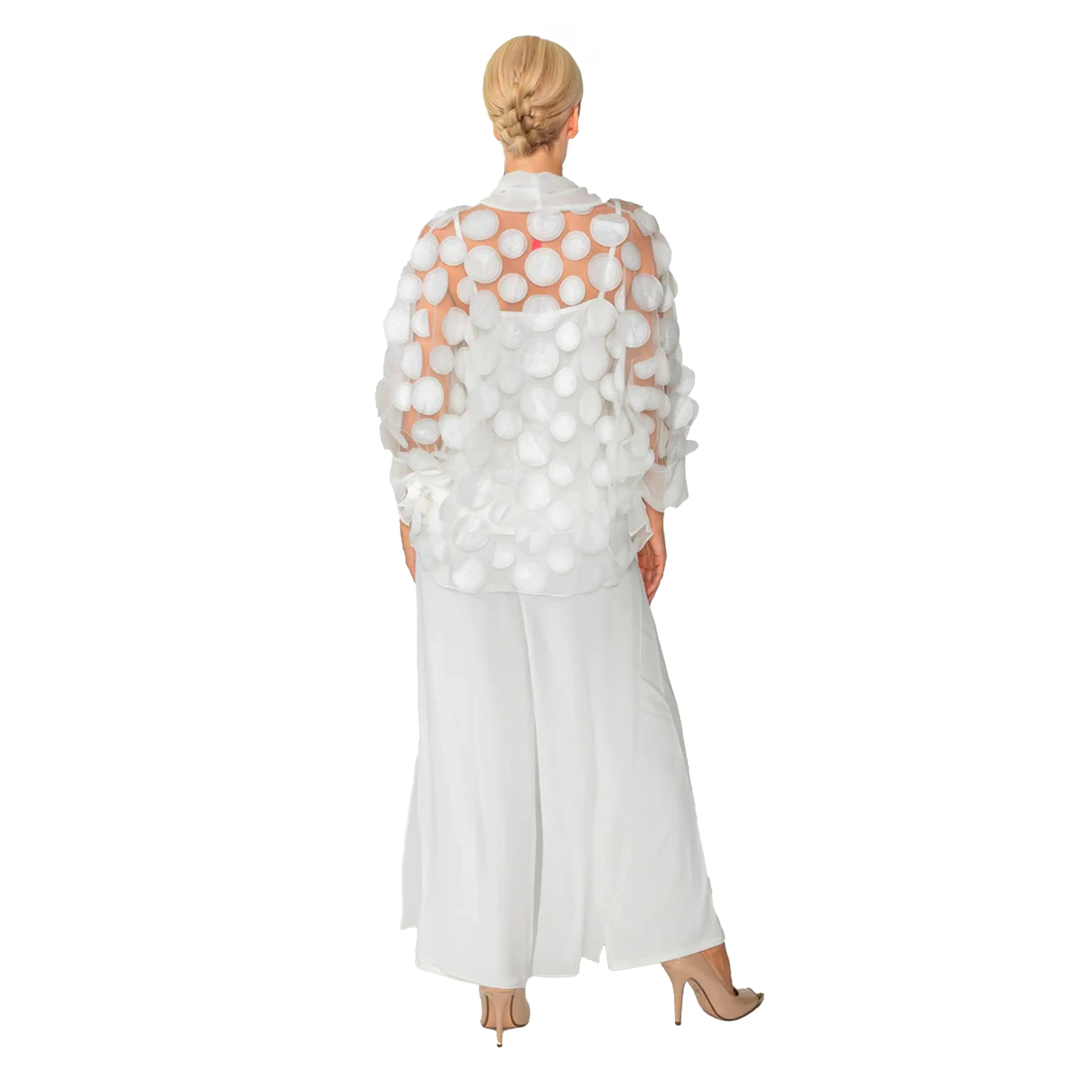 IC Collection Cross-Over Front & Mesh Top in White - 4684T