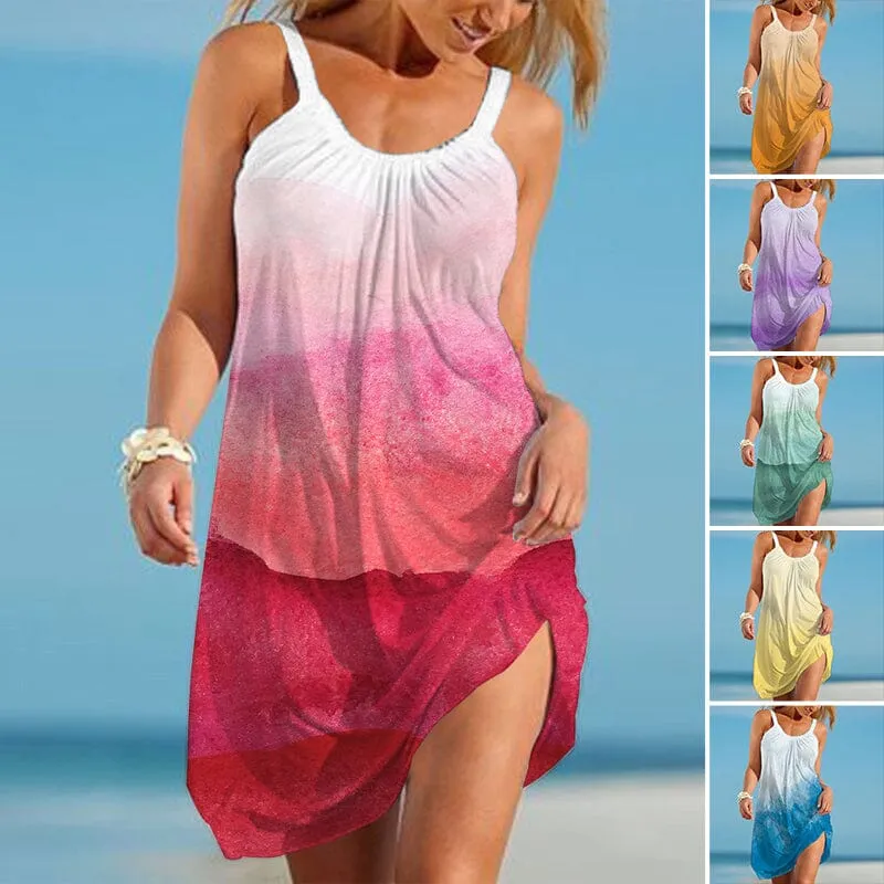 Ink Gradient Dress