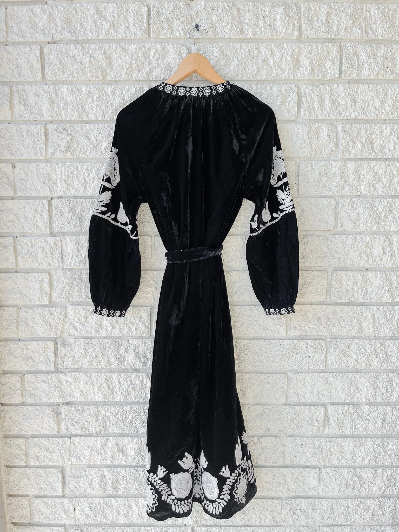Irene Embroidery Pintucked Dress
