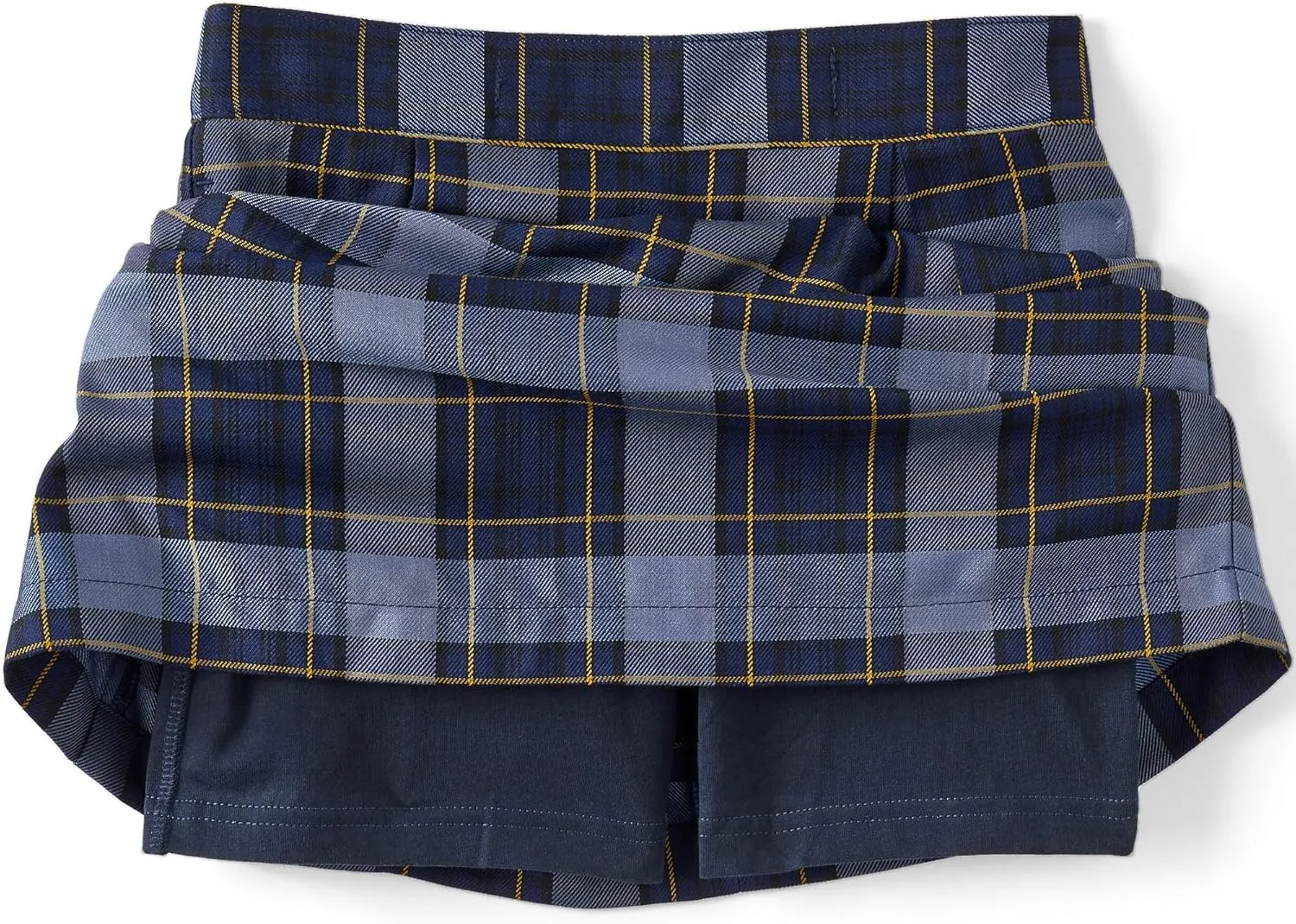 Lands' End School Uniform Girls Plaid Skort Top of Knee