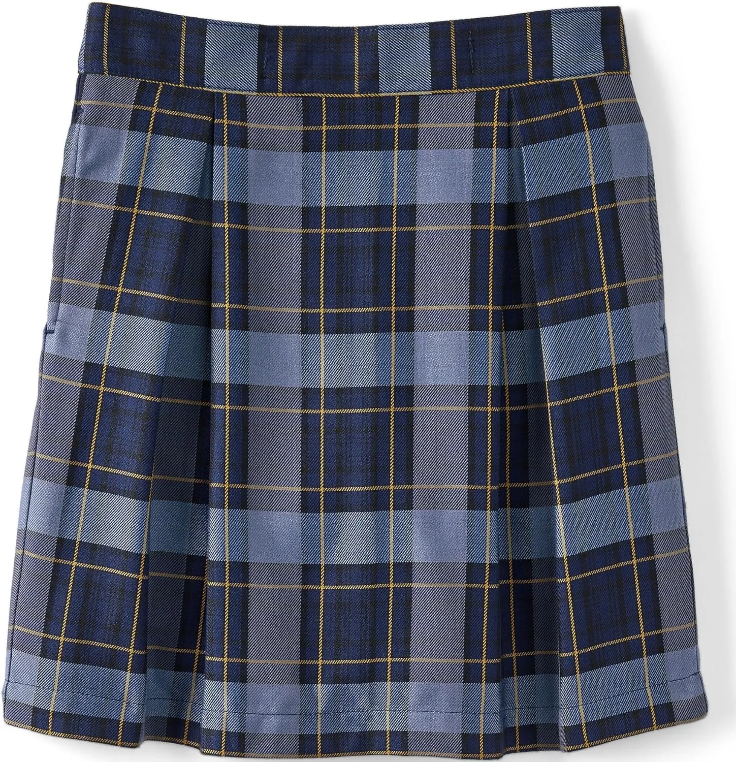 Lands' End School Uniform Girls Plaid Skort Top of Knee
