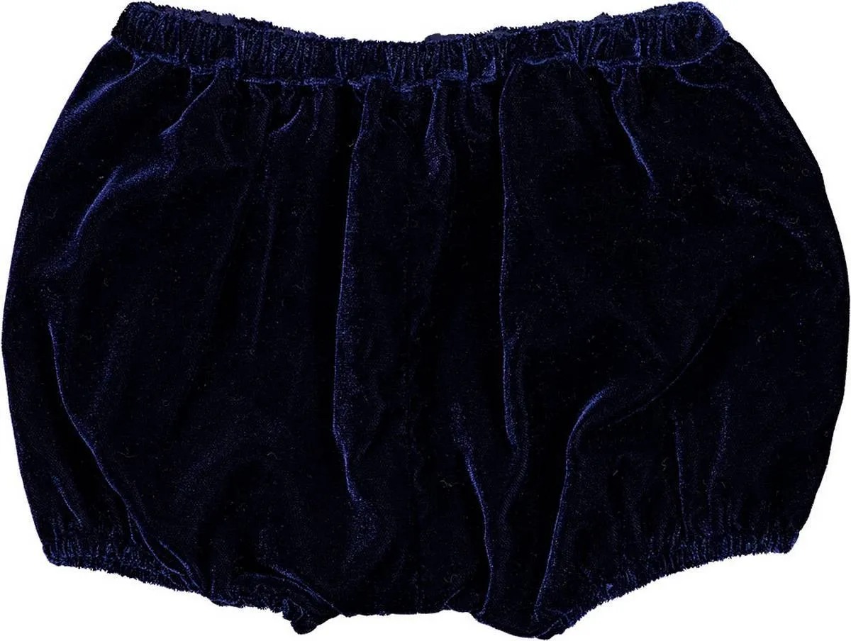 LOUIS LOUISE NAVY VELVET LONDON BLOOMERS
