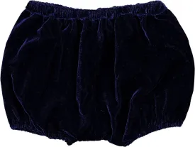 LOUIS LOUISE NAVY VELVET LONDON BLOOMERS