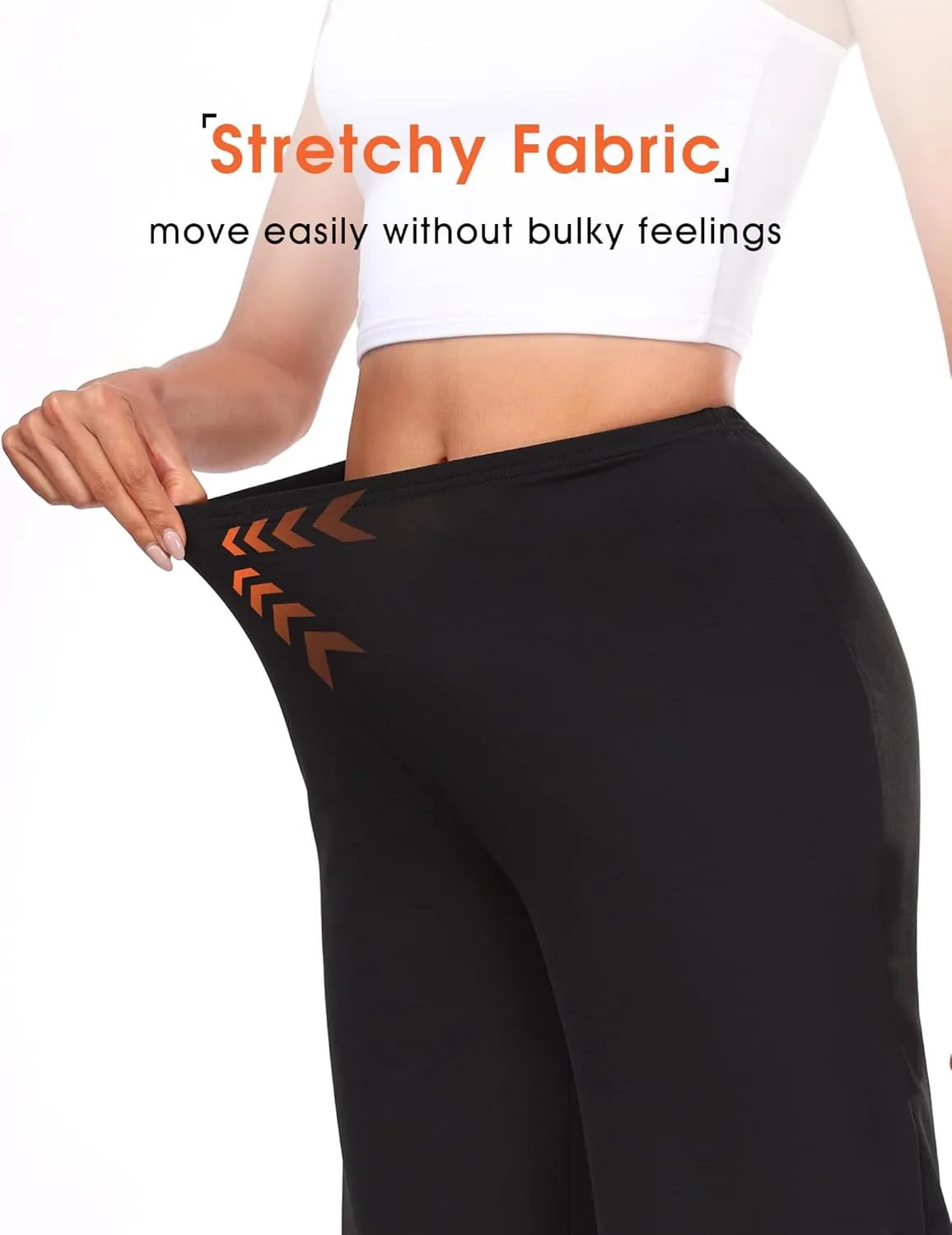 MANCYFIT Culotte Slip for Women Pettipant Half Slip Bloomers Wide Leg Pajama Pants