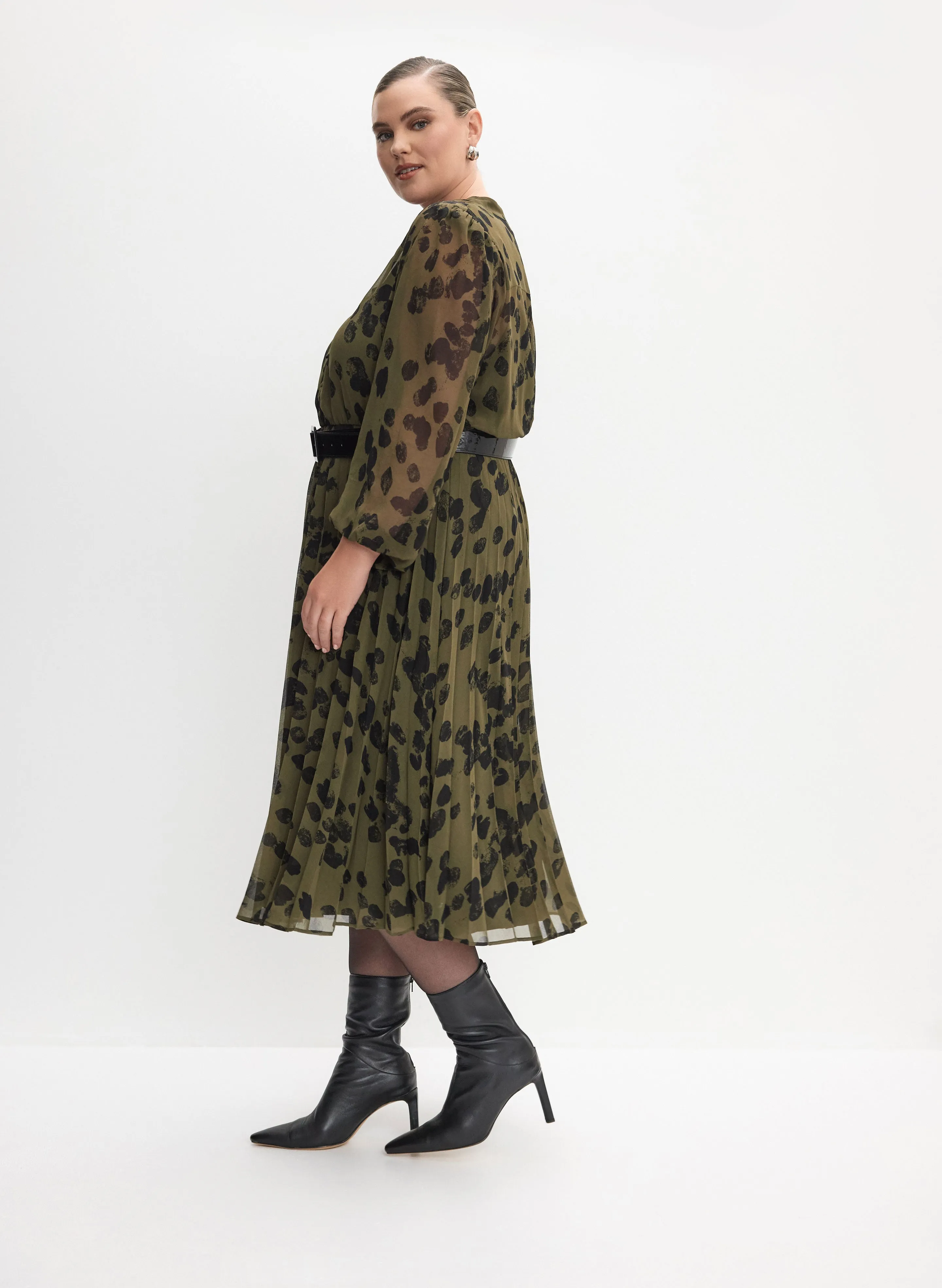 Melanie Lyne - Abstract Print Day Dress