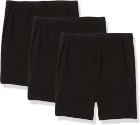 MY WAY Toddlers & Girls Bike Shorts Cotton & Spandex  Biker Shorts for Under Dresses, Cartwheel & Dance - 3 Pack Sizes 2T-16