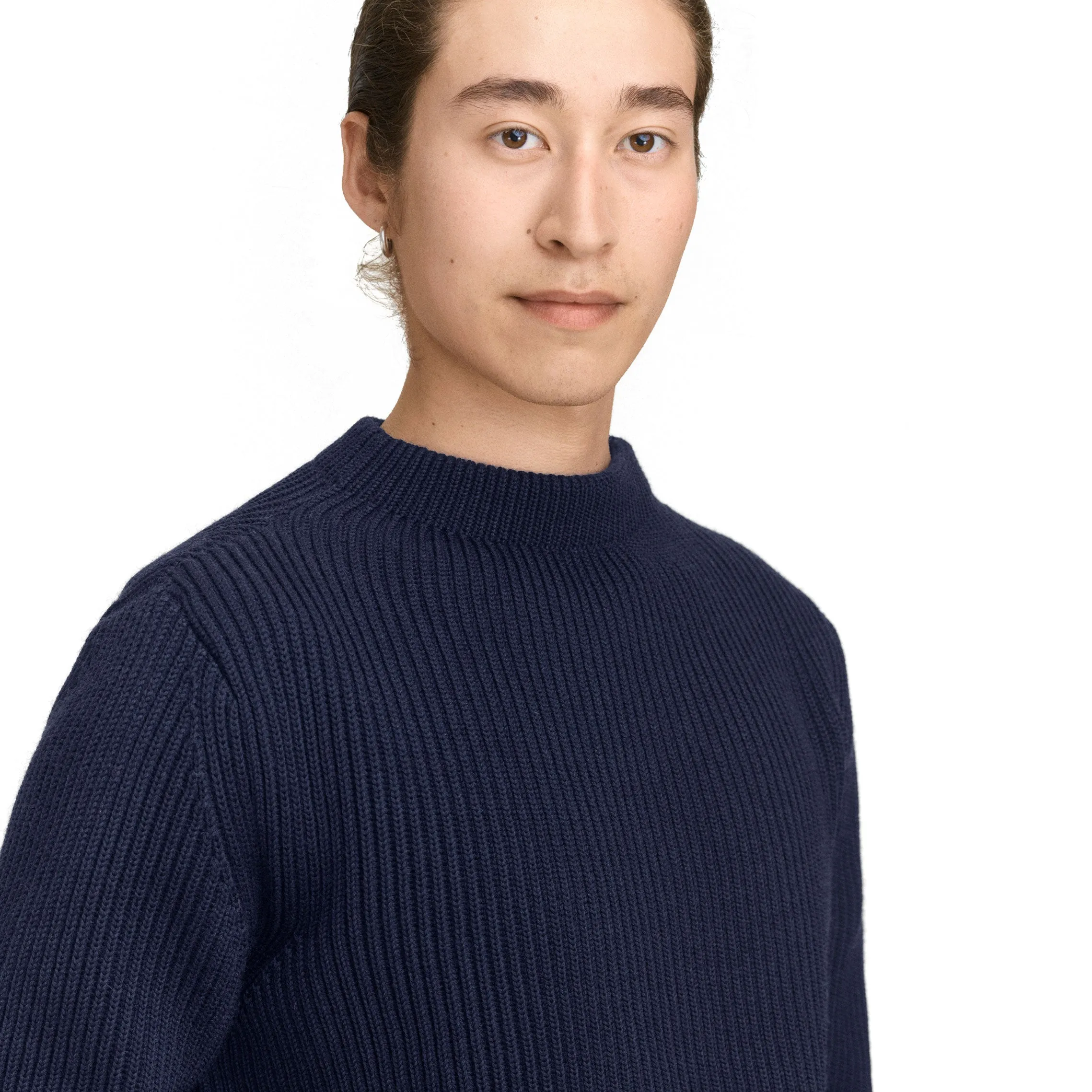 Navy Crewneck Navy Blue