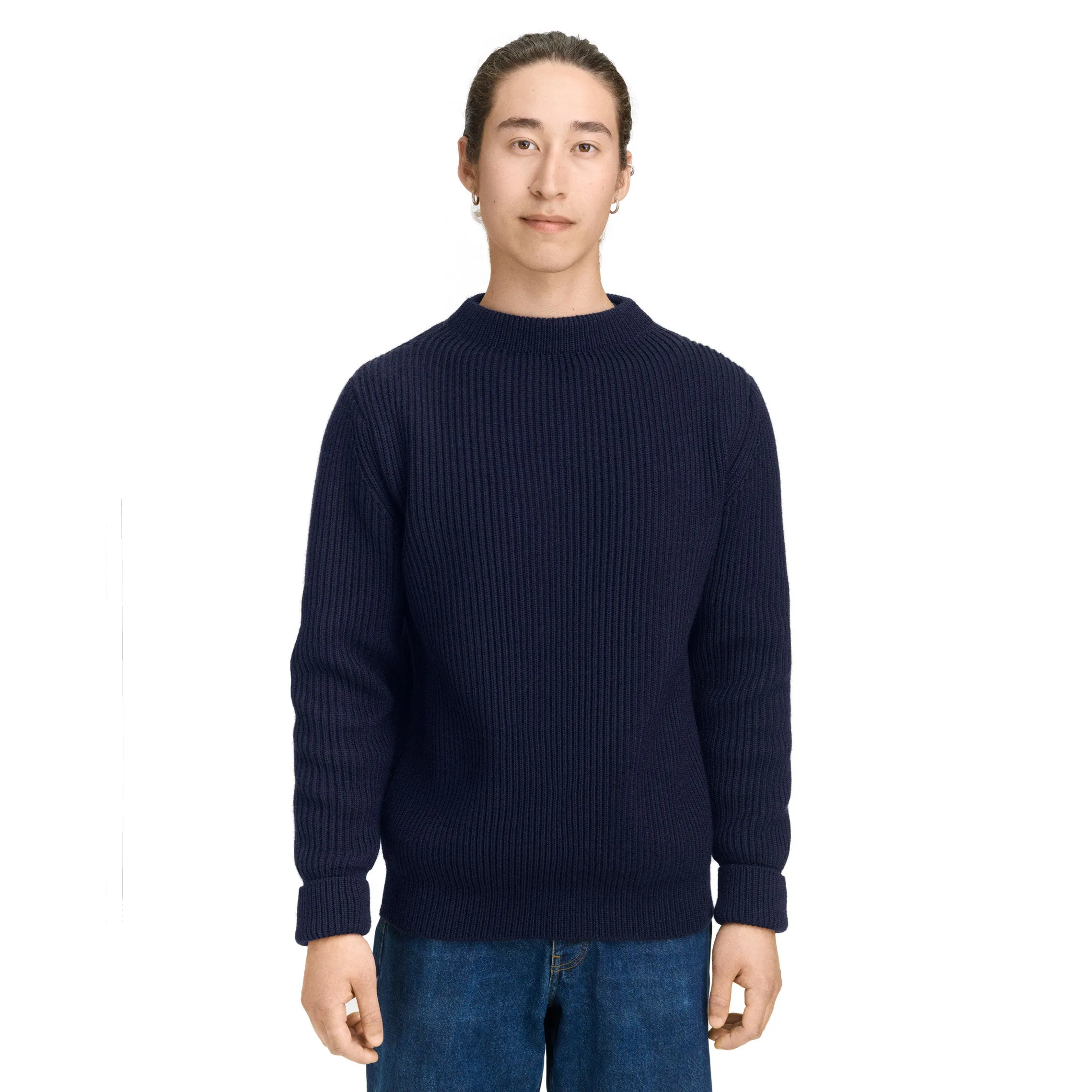 Navy Crewneck Navy Blue