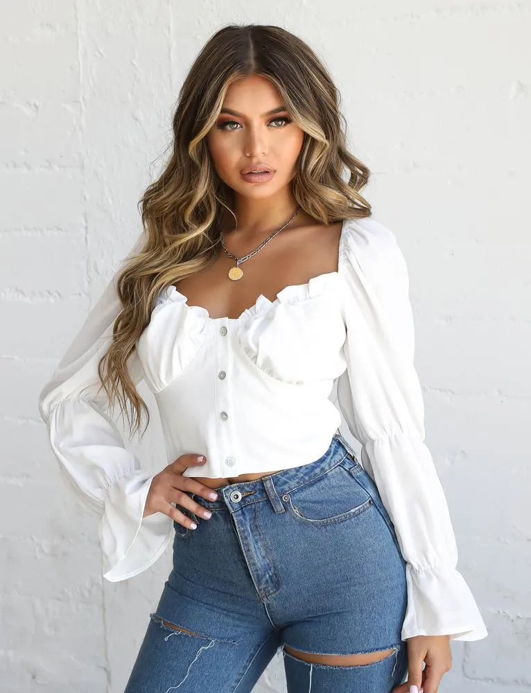 Peyton Blouse - White