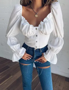 Peyton Blouse - White