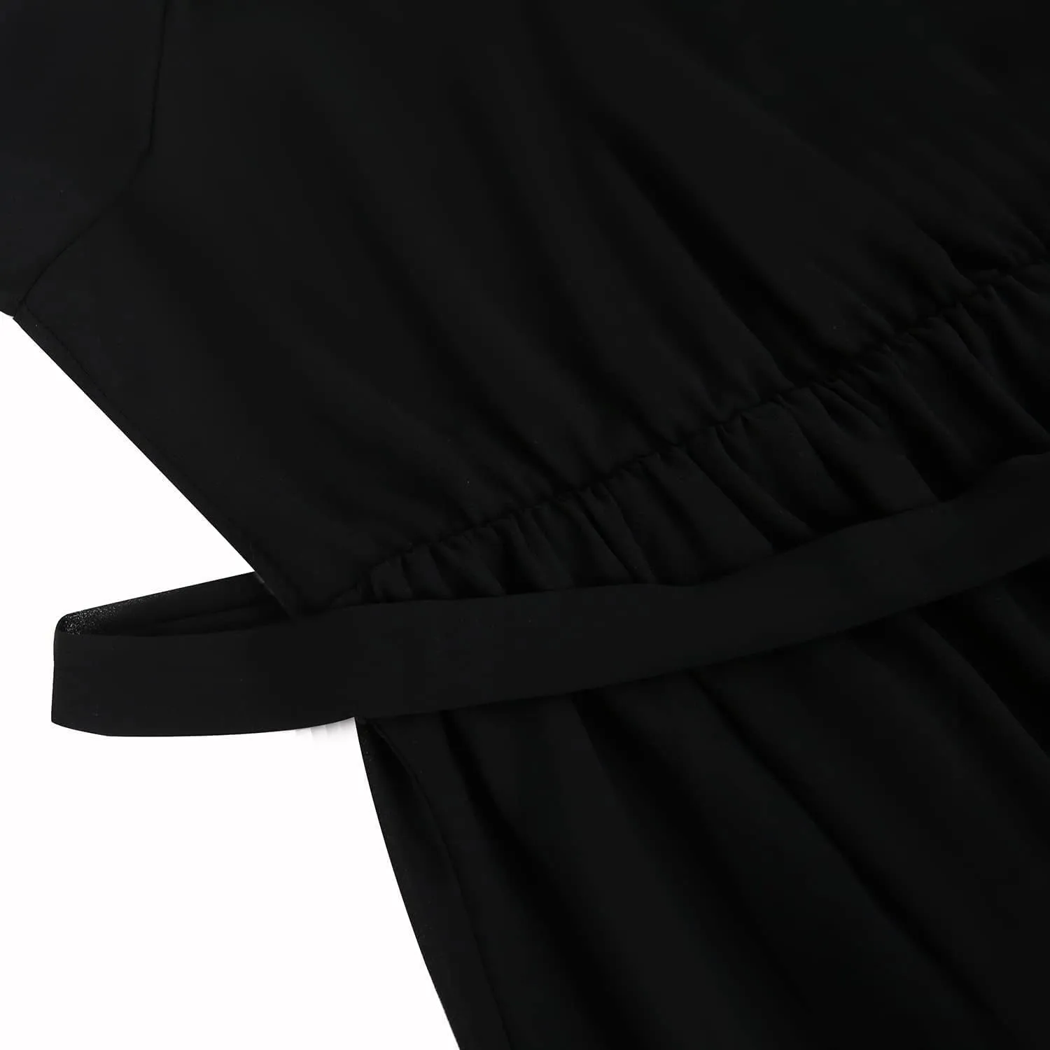 Pinup Fashion Plus Size Dresses for Wedding Guest - Semi Formal Cocktail Chiffon Keyhole Neck Knee Length Dress