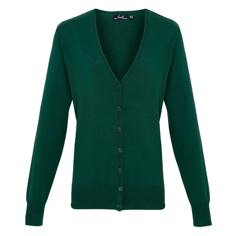 Premier Women's Button Knitted Cardigan PR697