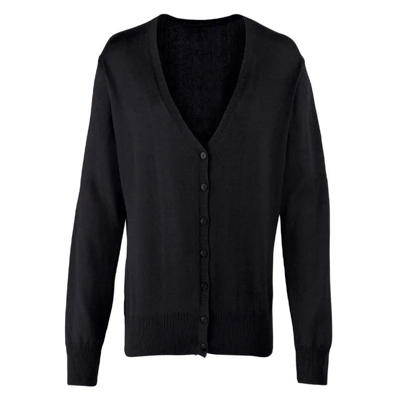 Premier Women's Button Knitted Cardigan PR697