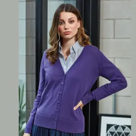 Premier Women's Button Knitted Cardigan PR697