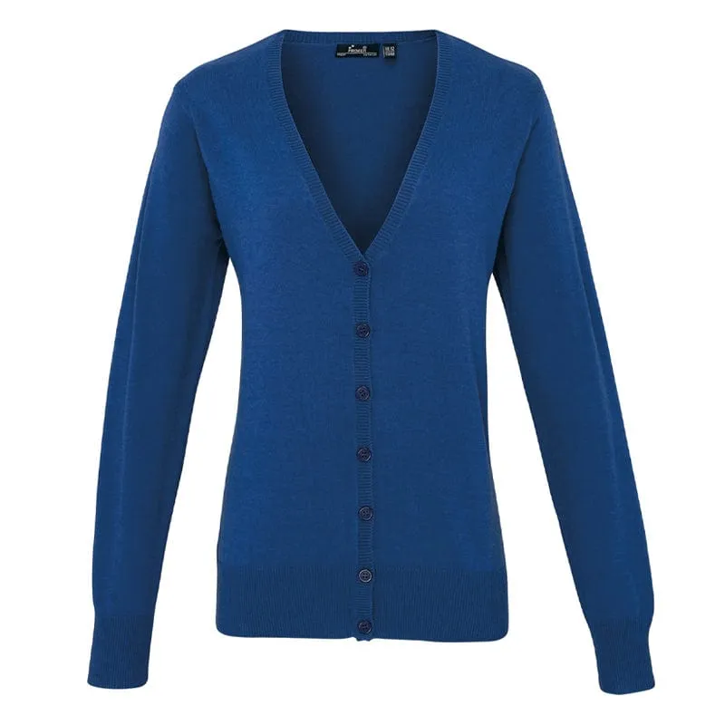 Premier Women's Button Knitted Cardigan PR697