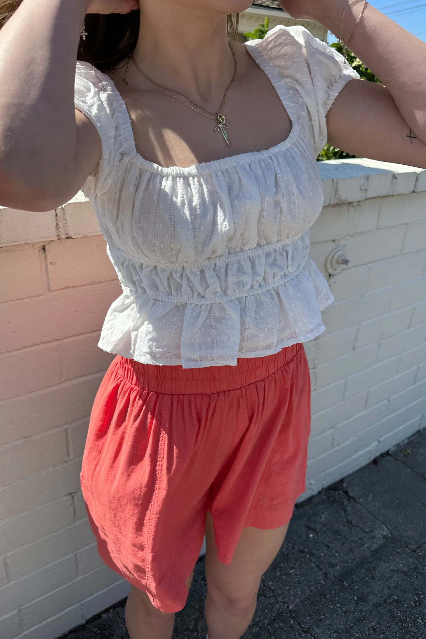 Puff Sleeve Babydoll Top
