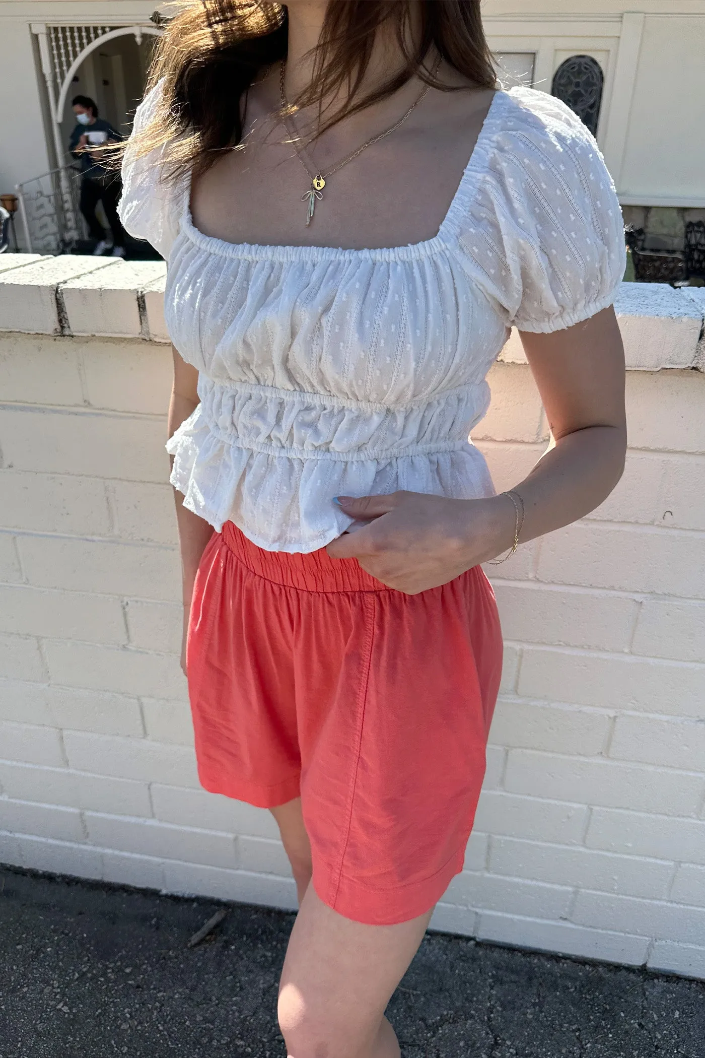 Puff Sleeve Babydoll Top