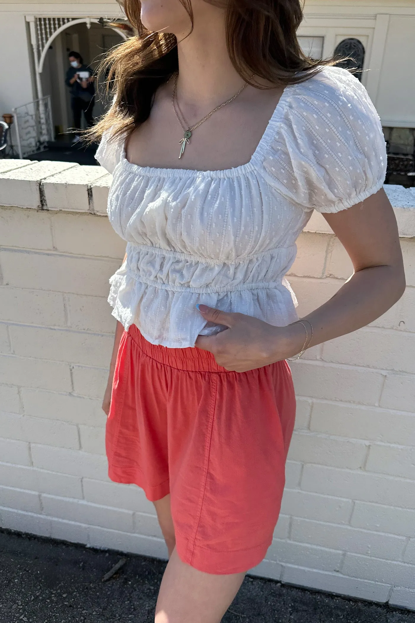 Puff Sleeve Babydoll Top