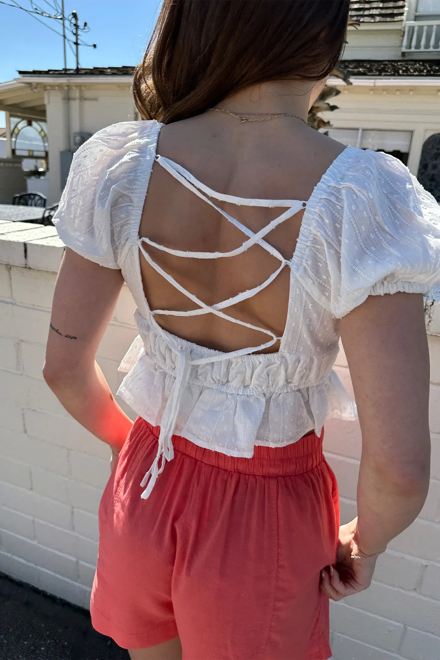 Puff Sleeve Babydoll Top