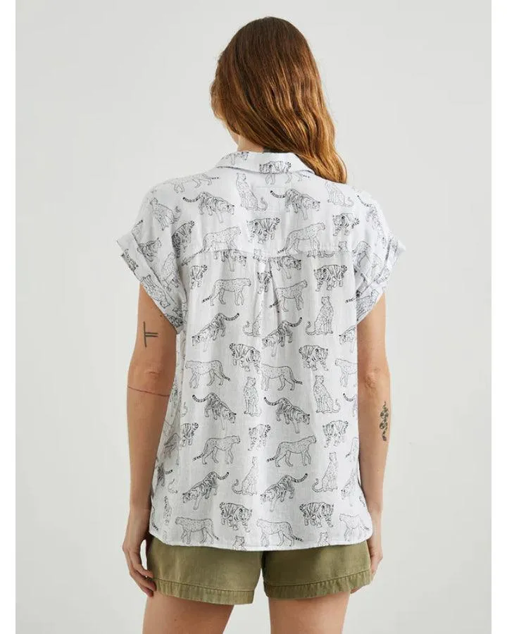 Rails Whitney Jungle Cat Shirt