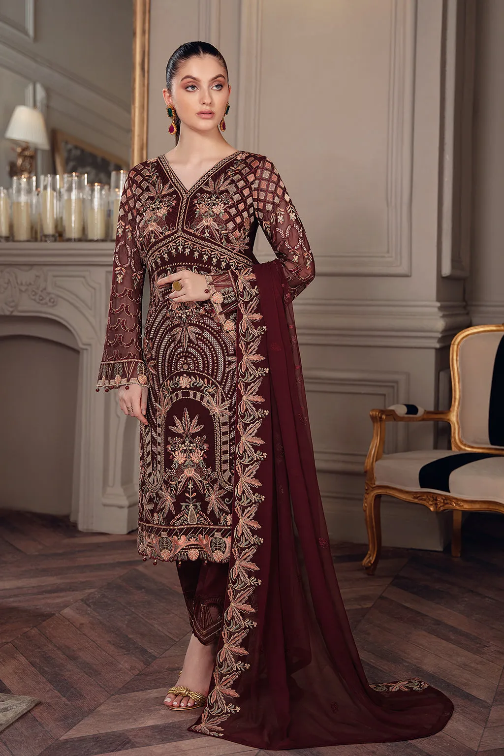 Ramsha Chevron Chiffon Collection Vol-5 – A-507